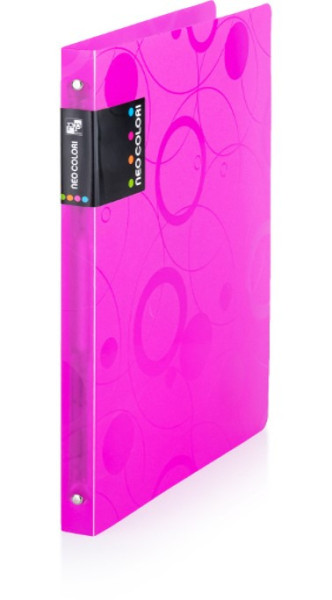 Pořadač A4 Neo Colori, PP, 4kr., 2cm, růžová
