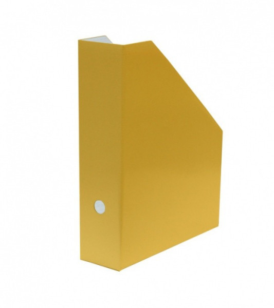Archivní box A4, 8cm, žlutá