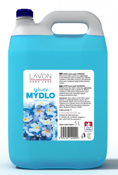 Lavon tekuté mýdlo modré, pomněnka, 5l