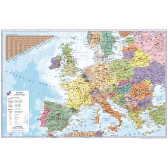 Psací podložka stolní - mapa Evropy