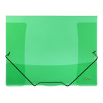 Deska 3klopá + gumička, průhledná zelená