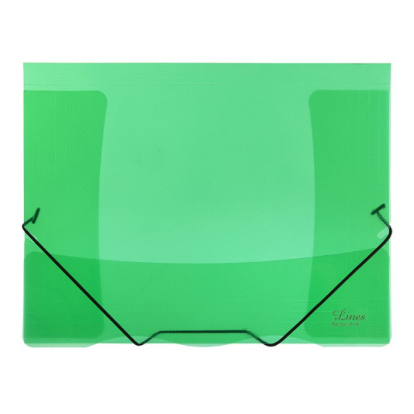 Deska 3klopá + gumička, průhledná zelená