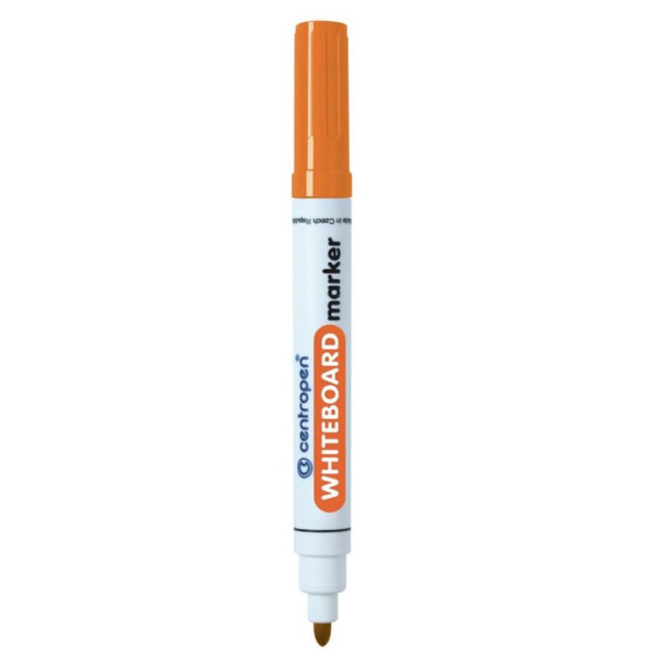 Popisovač 8559, 2.5mm, white board, kulatý, oranžová