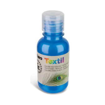Barva na textil Primo - metal modrá/500, 125ml