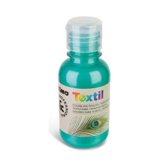 Barva na textil Primo - metal zelená, 125ml