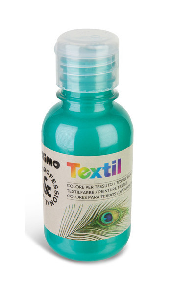 Barva na textil Primo - metal zelená, 125ml