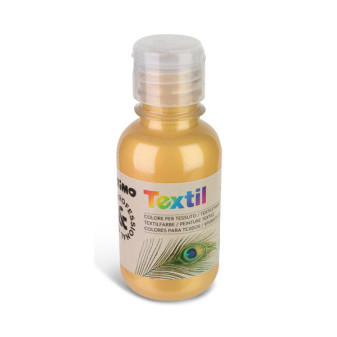 Barva na textil Primo - metal zlatá, 125ml