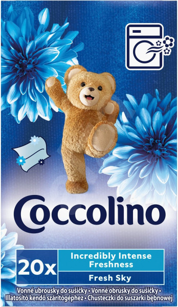 Coccolino ubrousky do sušičky, 20ks