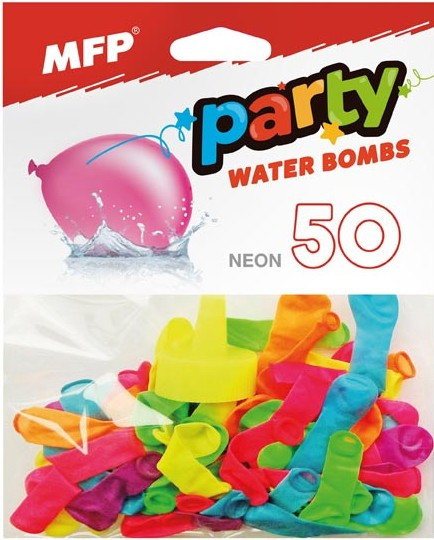 Karneval/balonek naf/vodní bomba/50ks