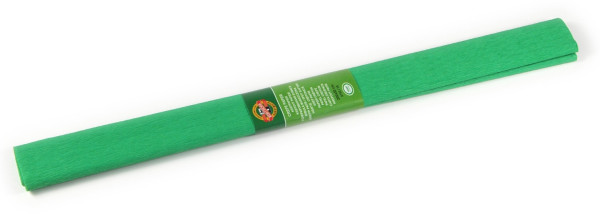 Papír krepový - zelený, 50x200cm