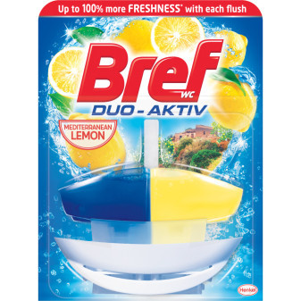 Bref Duo-Aktiv WC gel, lemon, 50ml