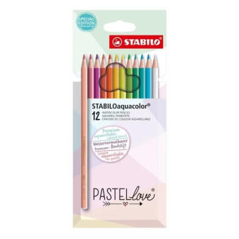 Pastelky Stabilo Aquacolor 1612, 12ks