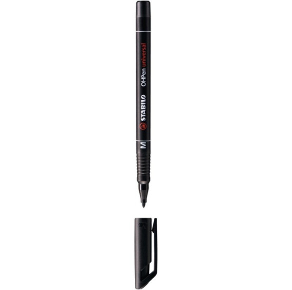 Popisovač Stabilo OHP M, permanentní, 1mm, černá