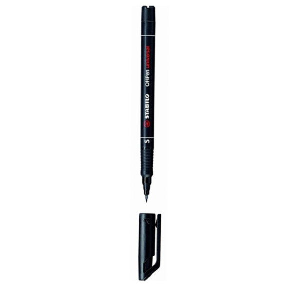 Popisovač Stabilo OHP S/841 0.4 , permanentní, černá