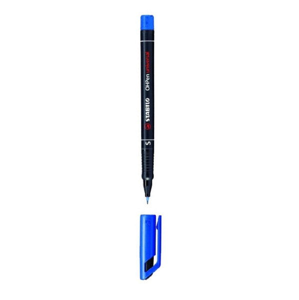 Popisovač Stabilo OHP S/841 0.4 , permanentní, modrá