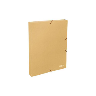 Desky PP A4 guma/box 3cm neprůhl/béžová