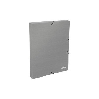 Desky PP A4 guma/box 3cm neprůhl/šedá