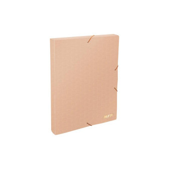 Desky PP A4 guma/box 3cm neprůhl/růžová