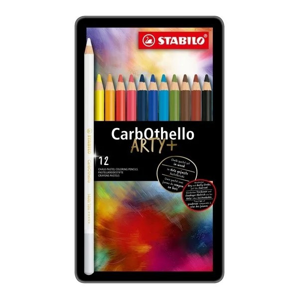 Křída, pastel Stabilo suchá 12 ks