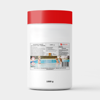 Bazénové chlorové tablety, 1000 g