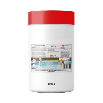 Bazénové chlorové tablety, 1000 g
