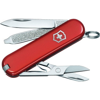 Nůž kapesní,červený Classic SD Colors Style Icon / Victorinox
