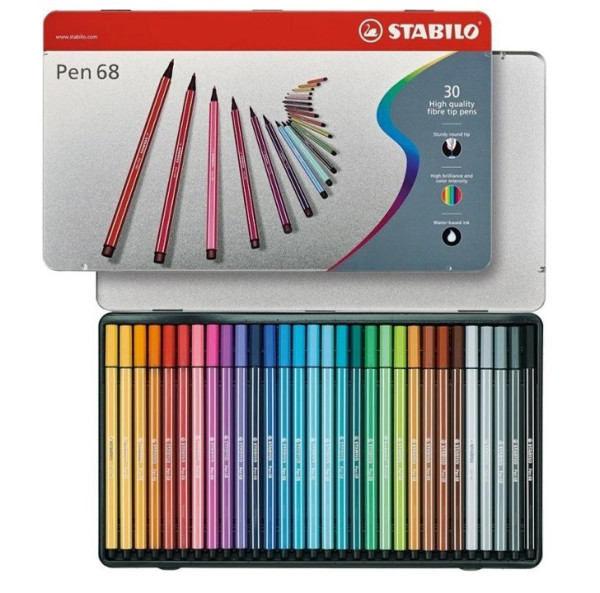 Popisovač fixy Stabilo Pen Arty 6830 2.0, 30ks