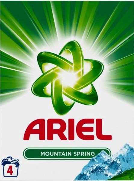 Ariel prací prášek Mountain Spring, 4 PD/300g
