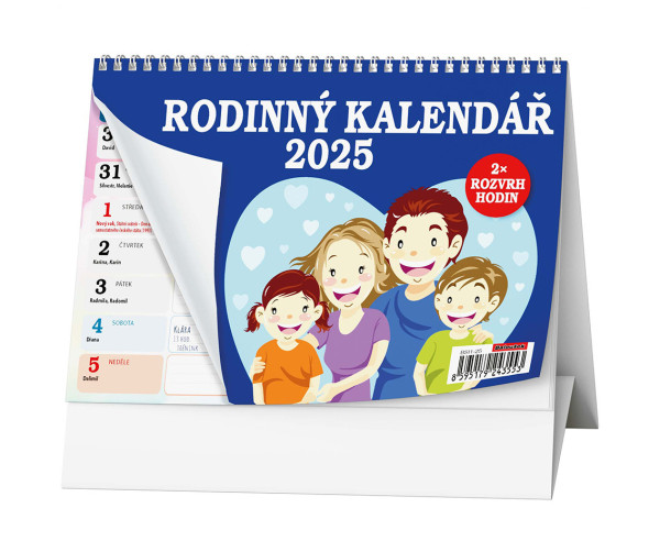 Stolní kalendář - BSI1 - rodinný