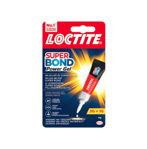 Lepidlo vteřinové, Loctite, SB Power gel, 4g