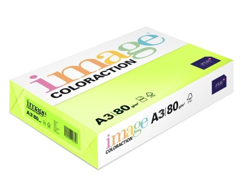 Xerografický papír A3 80G NEON ZELENÝ/500l