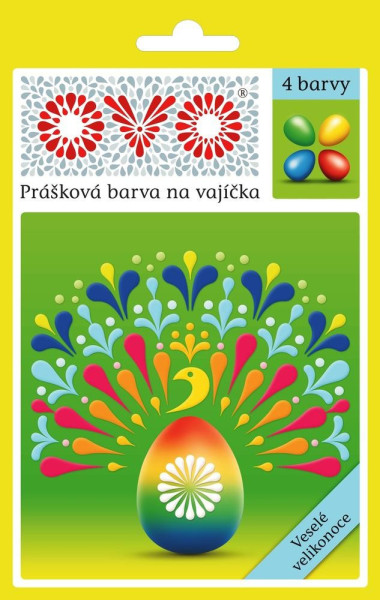 Barva na vajíčka 5g/4ks