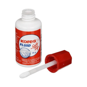 Korekční lak Kores Fluid soft, s houbičkou, 25ml