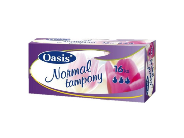 Hygienické tampony Oasis Normal, 16ks