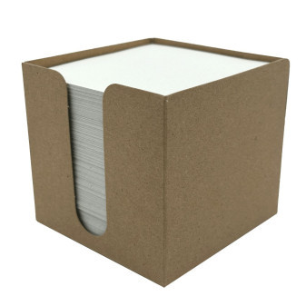 Bloček do zásobníku, 8.5x8.5x8,5 nelepený/kraftová krabička