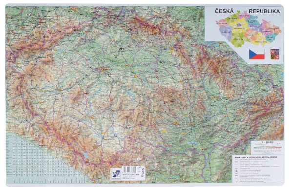 Psací podložka stolní - mapa ČR