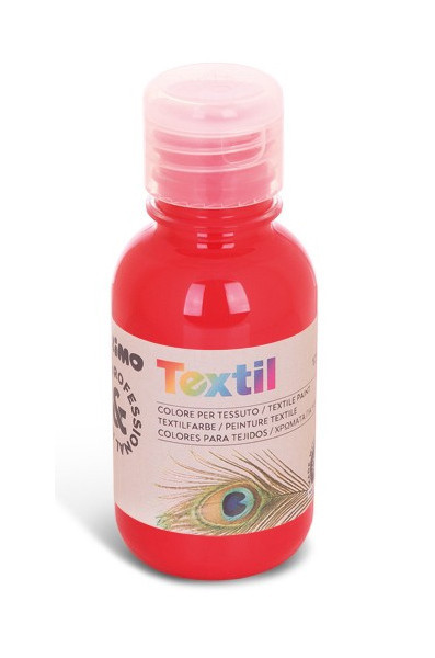 Barva na textil Primo - červená, 125ml