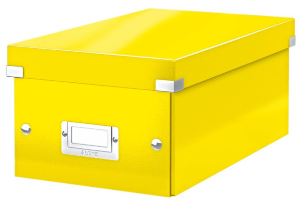 Krabice na DVD Leitz Click & Store WOW, žlutá