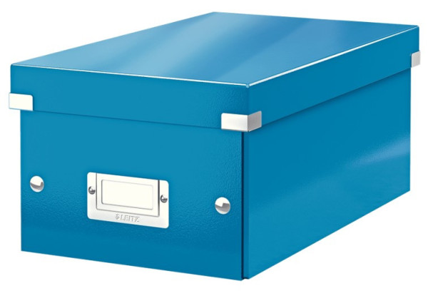 Krabice na DVD Leitz Click & Store WOW, modrá