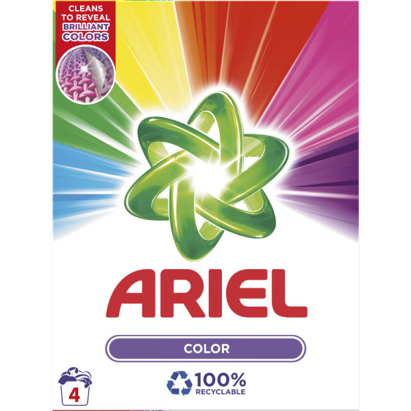 Ariel prací prášek Color, 4 PD/300g