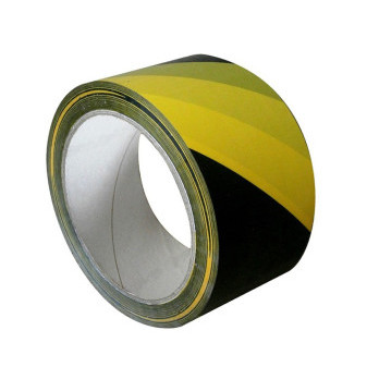 Lepící páska výstražná, 50mm x 60m, žluto-černá