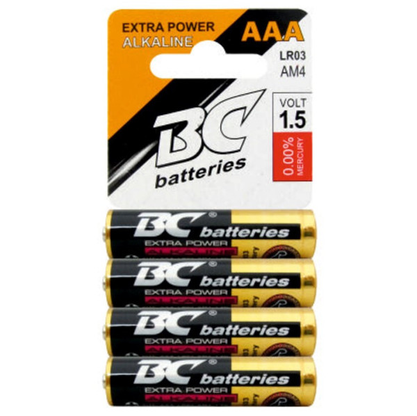 Baterie AA LR6, BC, alkalická, 4ks