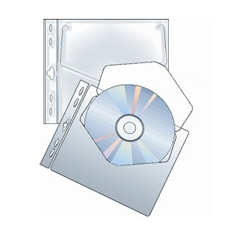 Obal na CD/DVD, PVC euro, 10ks