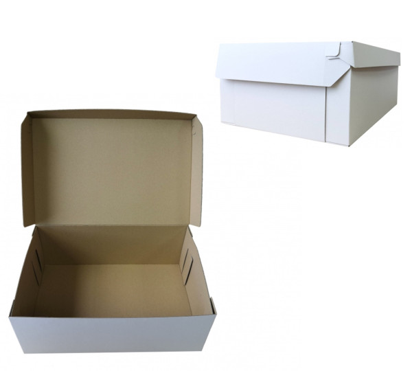 Krabice dortová, jednodílná, 45x30x17, na rolády, 3vrs