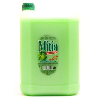 Mitia tekuté mýdlo zelené jablko, 5l