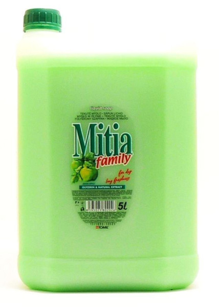 Mýdlo tekuté 5l  Mitia zelené jablko
