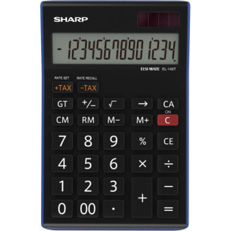 Kalkulačka SHARP EL-145TBL, černo modrá