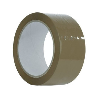 Lepící páska akrylová, 48mm x 60-66m, hnědá