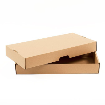 Krabice kartonová,  55.3 x 35.8 x 9.5cm, 2 díly