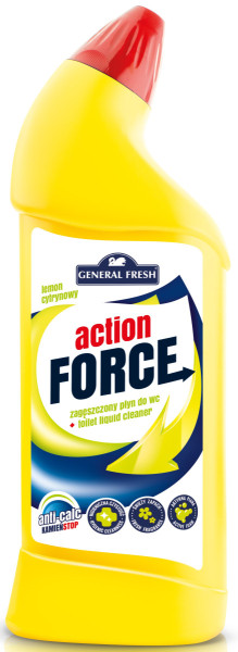 Action Force WC čistič, lemon, 1l